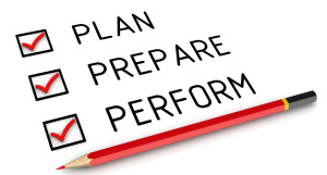 (plan, prepare, perform)