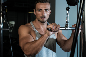 triceps pressdowns