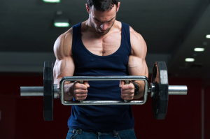 curls with weights