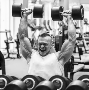 dumbbell presses