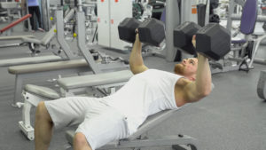 dumbbell bench press